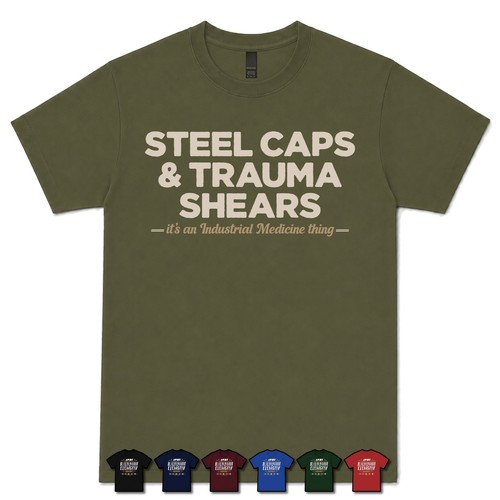 Steel caps trauma shears - steel,