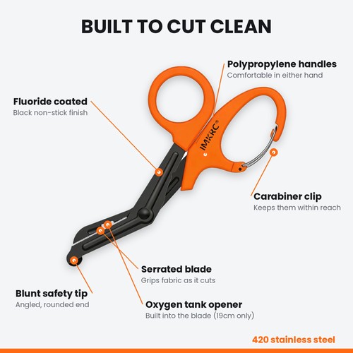 Imkrc trauma shears with - shears,