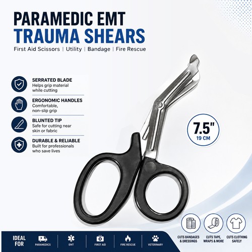Paramedic emt trauma shears - emt,